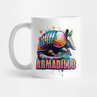 Armadillo Street Art Mug